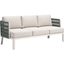 clearwater white outdoor sofa   
