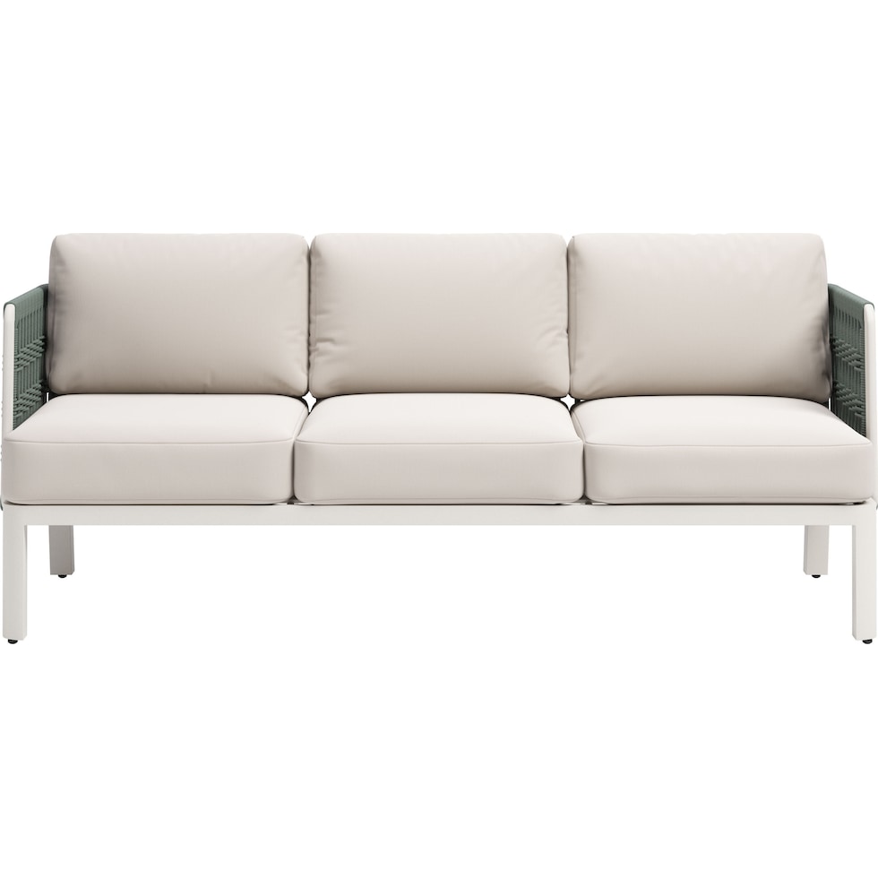 clearwater white outdoor sofa   