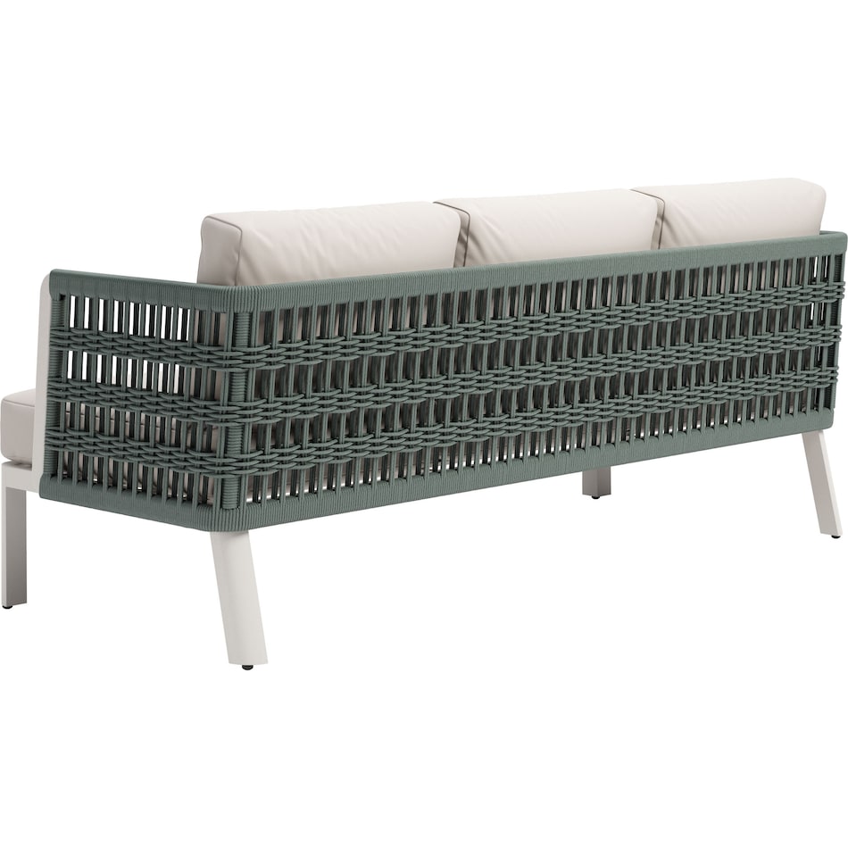 clearwater white outdoor sofa   