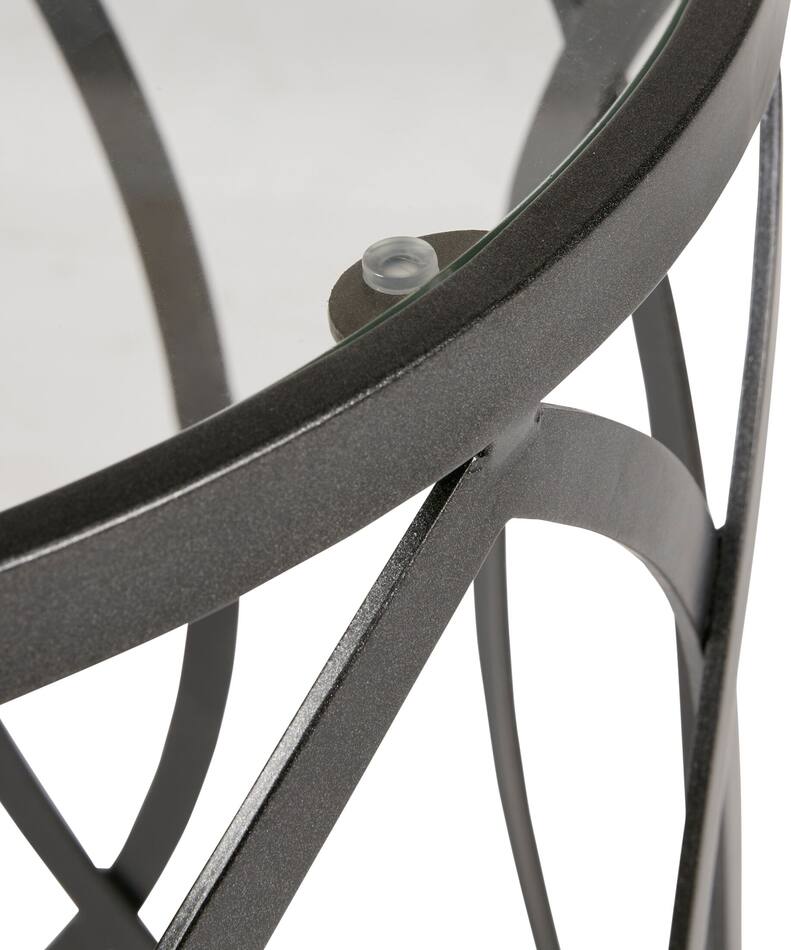 Clemente Accent Table Black Value City Furniture