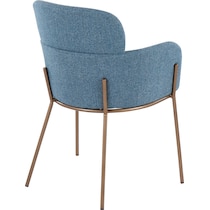 cleo blue dining chair   