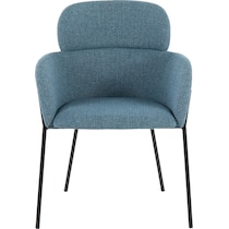 cleo blue dining chair   