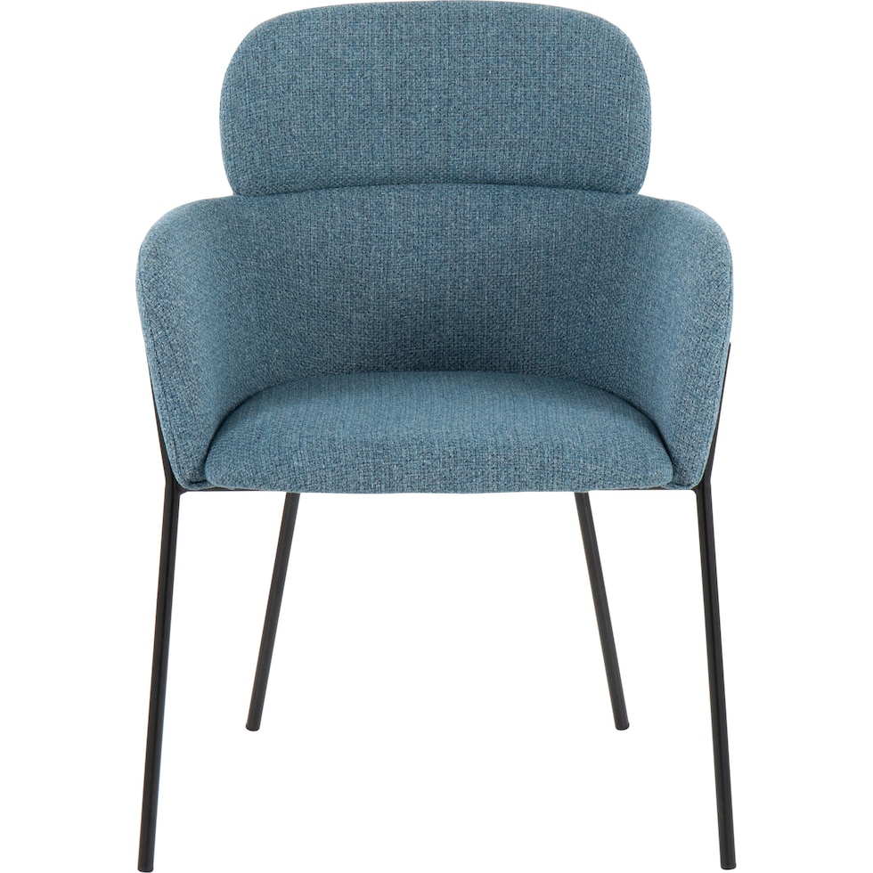 cleo blue dining chair   