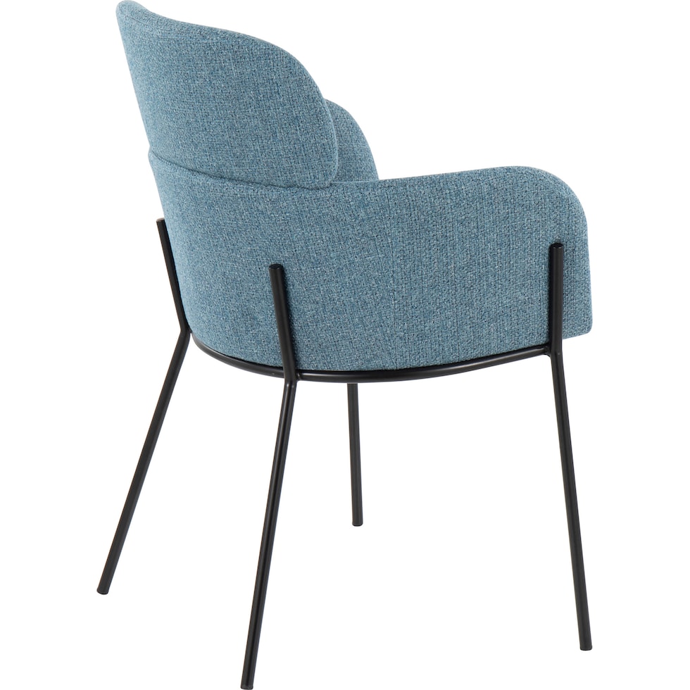 cleo blue dining chair   