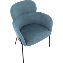 cleo blue dining chair   