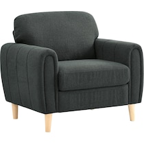 cleva gray accent chair   