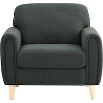 cleva gray accent chair   