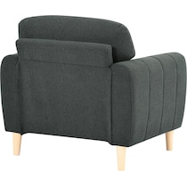 cleva gray accent chair   