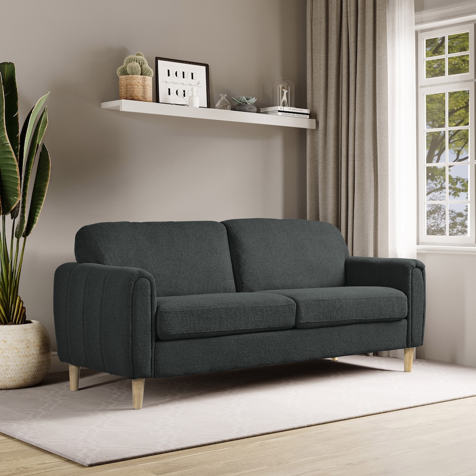 cleva gray sofa   