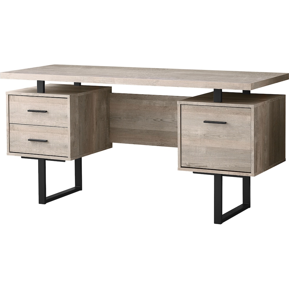 cleveland light brown desk   