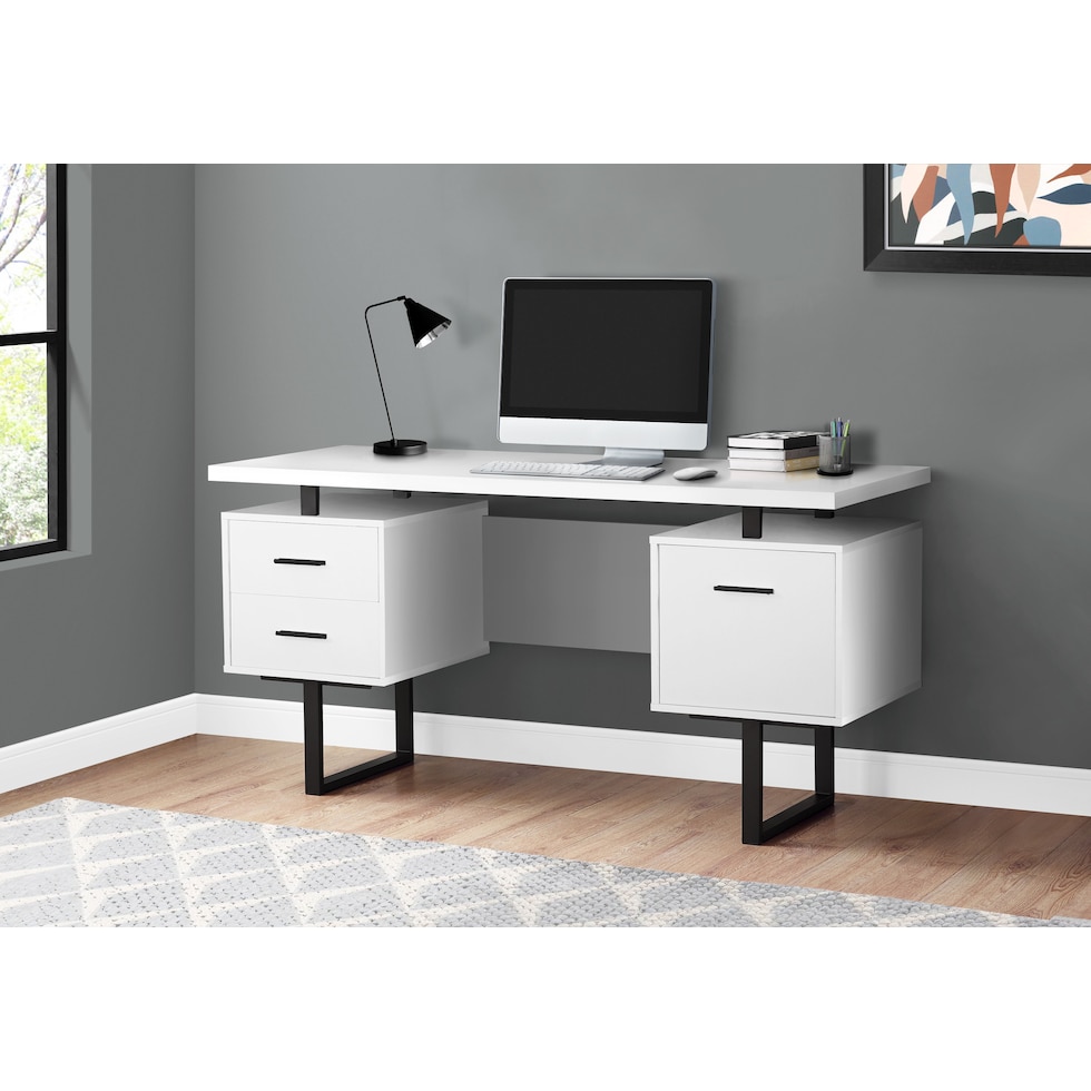 cleveland white desk   