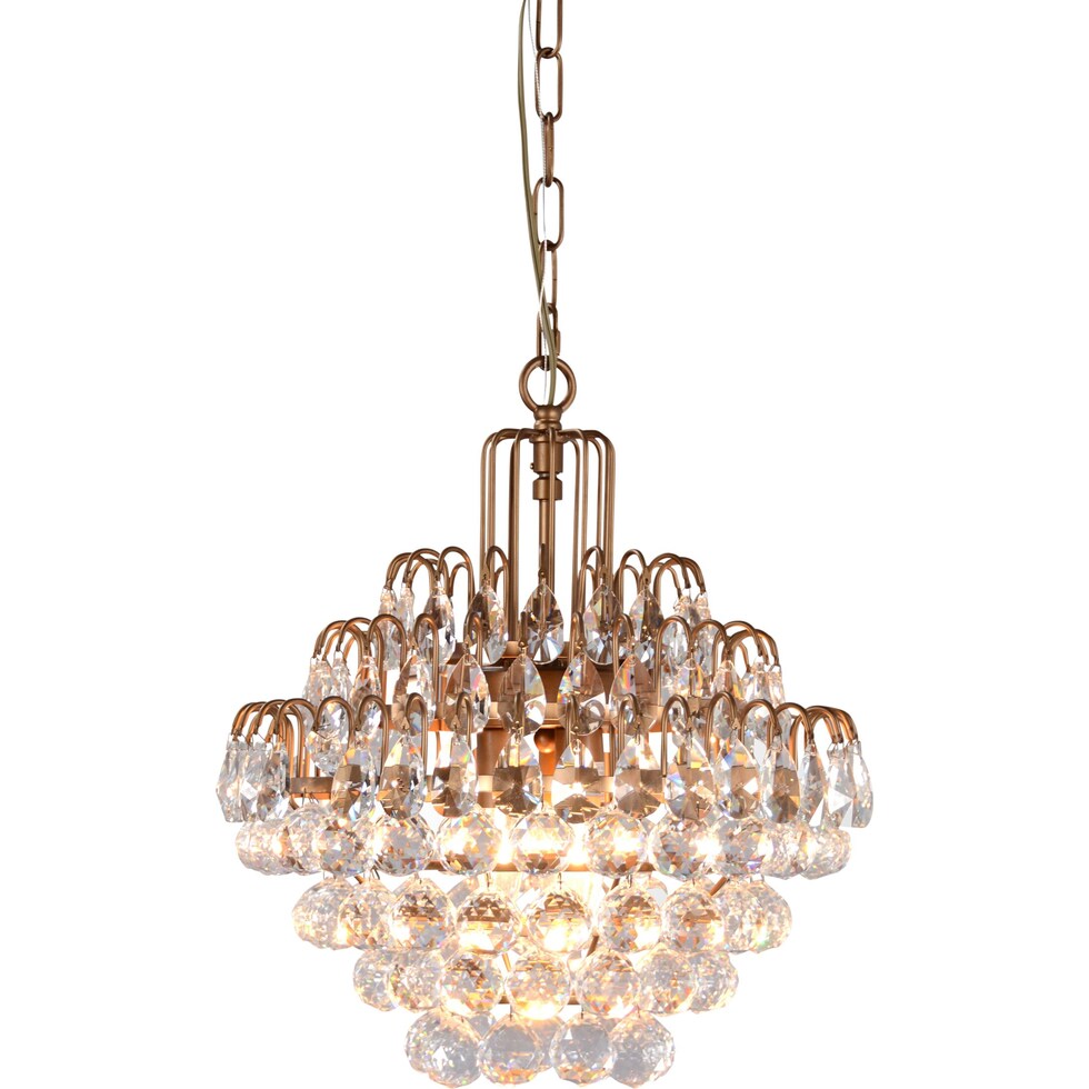 cliff gold chandelier   