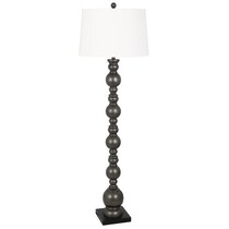clifton black floor lamp   