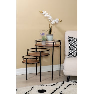 Clove Tiered End Table