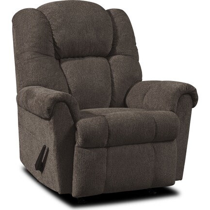 Clyde Manual Recliner - Brown