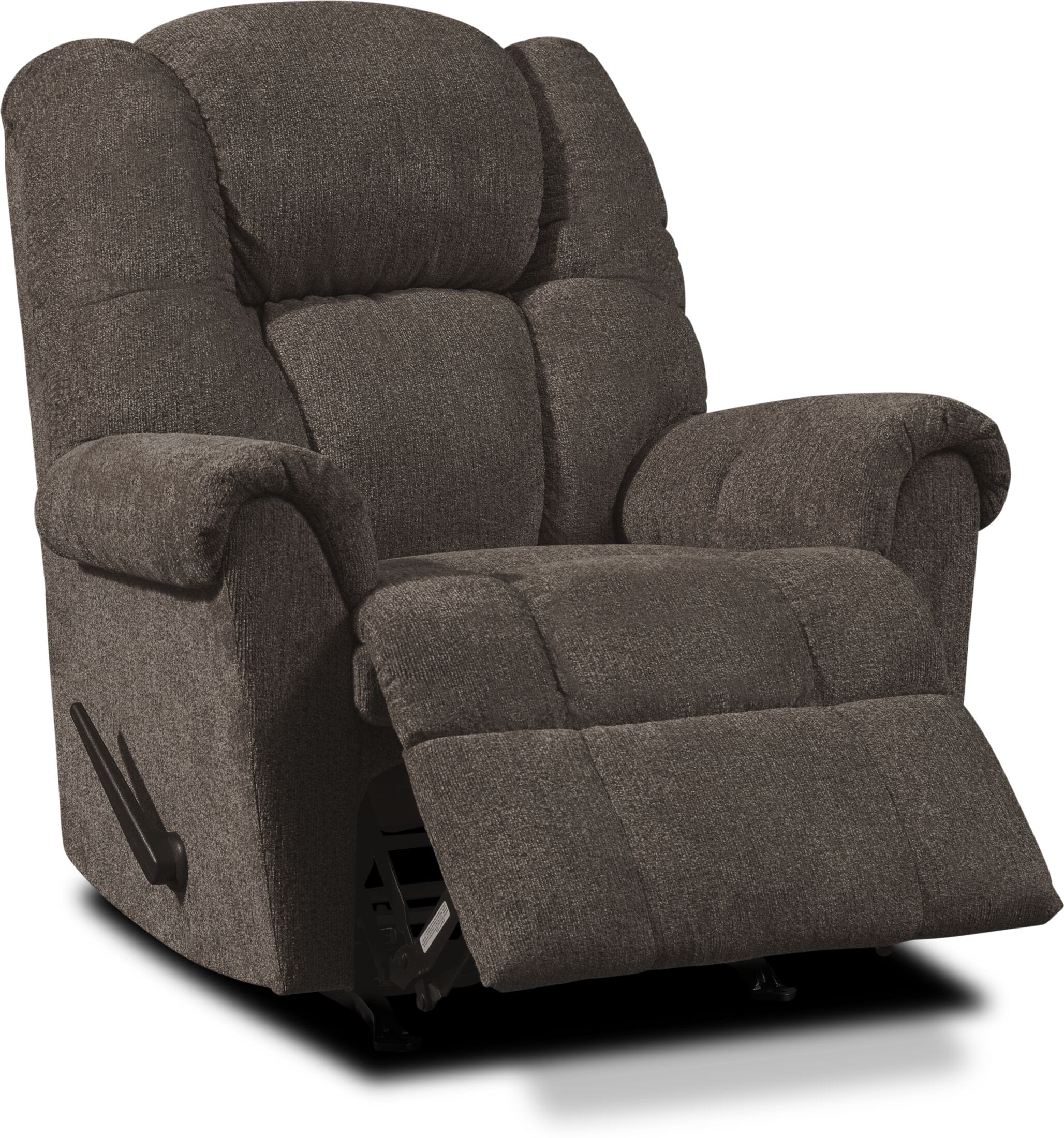 Clyde Manual Recliner Value City Furniture   Clyde Dark Brown Manual Recliner 2737728 802488 