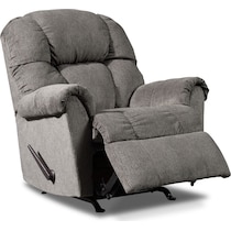 clyde gray manual recliner   