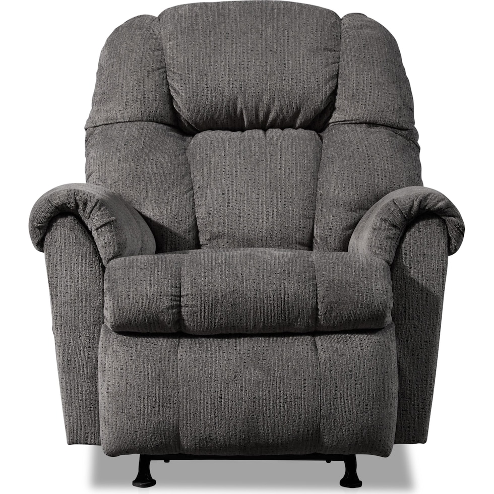 clyde gray recliner   