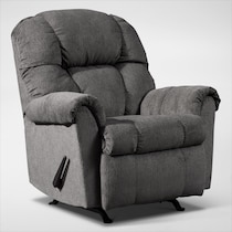 clyde gray recliner   