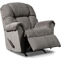 clyde gray recliner   