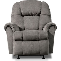 clyde gray recliner   