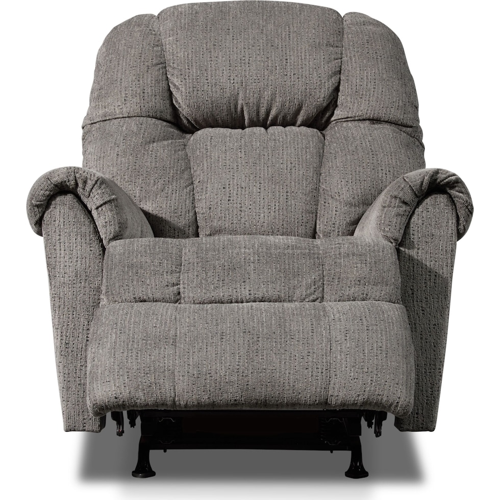 clyde gray recliner   