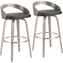 cocina gray bar stool   