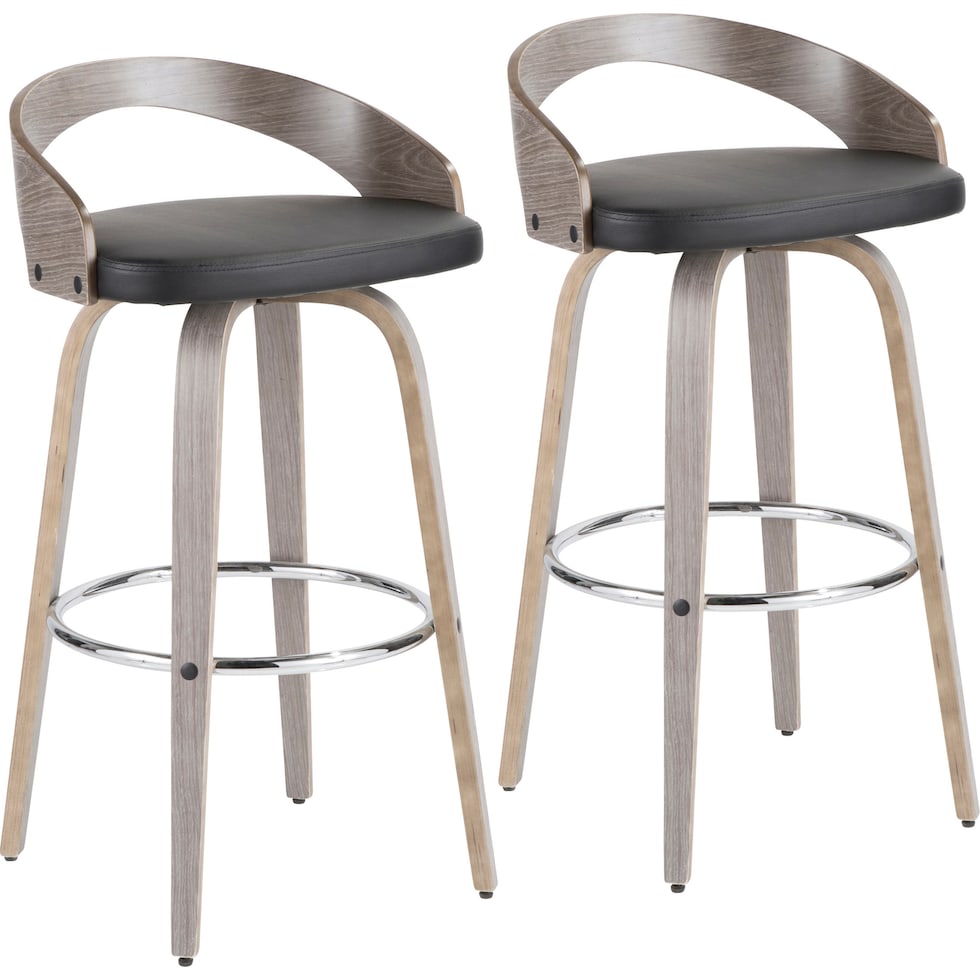 cocina gray bar stool   