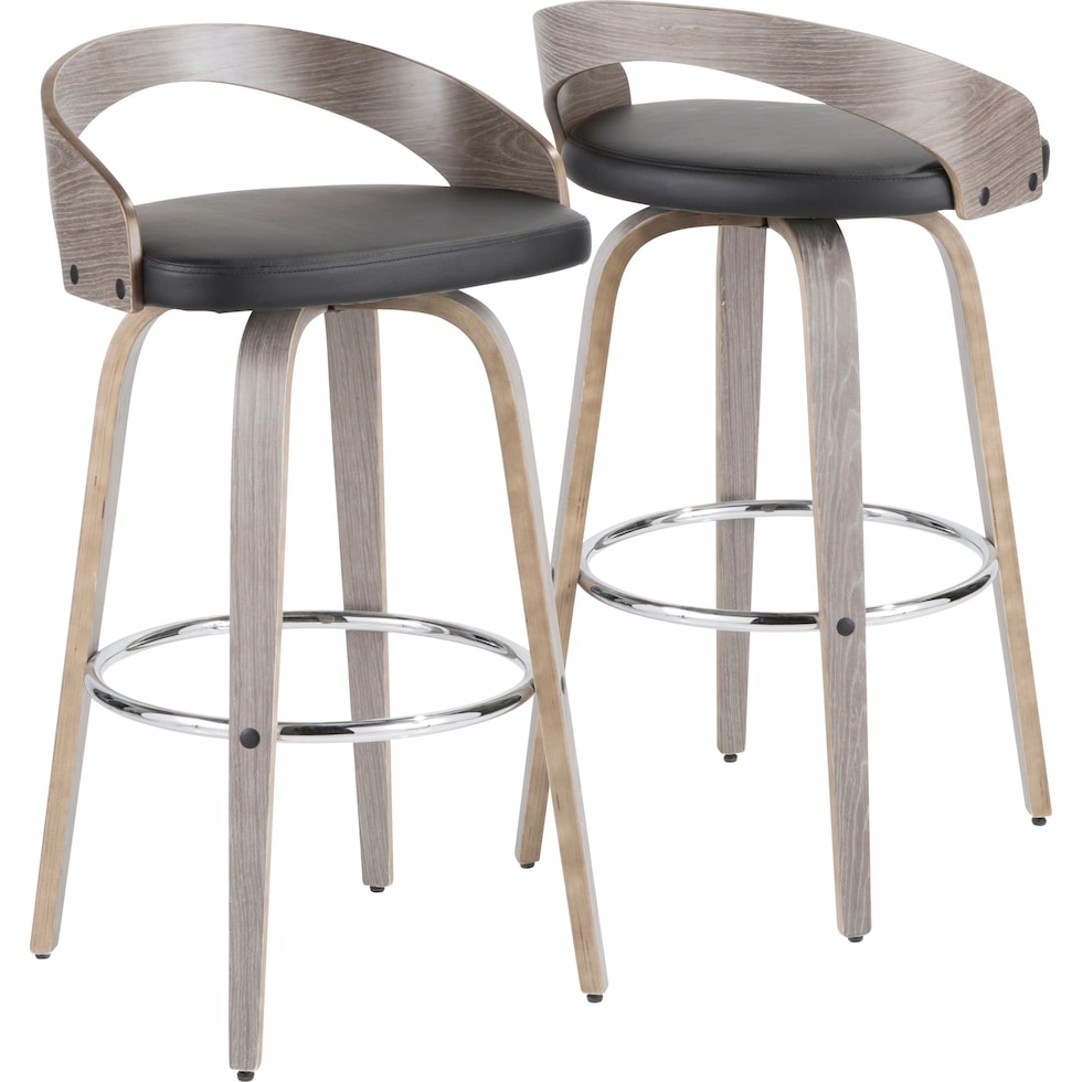 cocina gray bar stool   