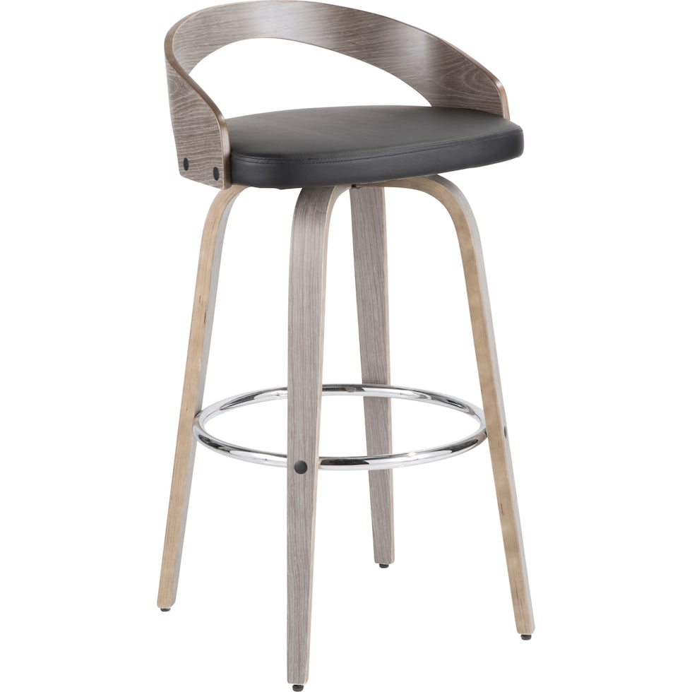 cocina gray bar stool   