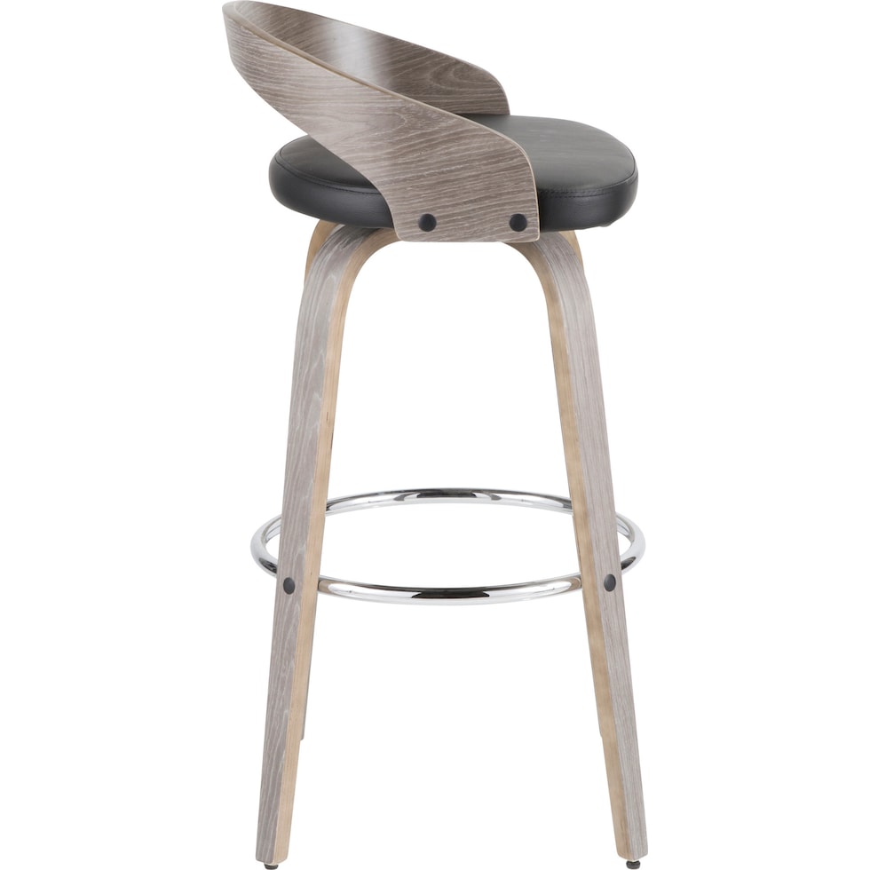 cocina gray bar stool   