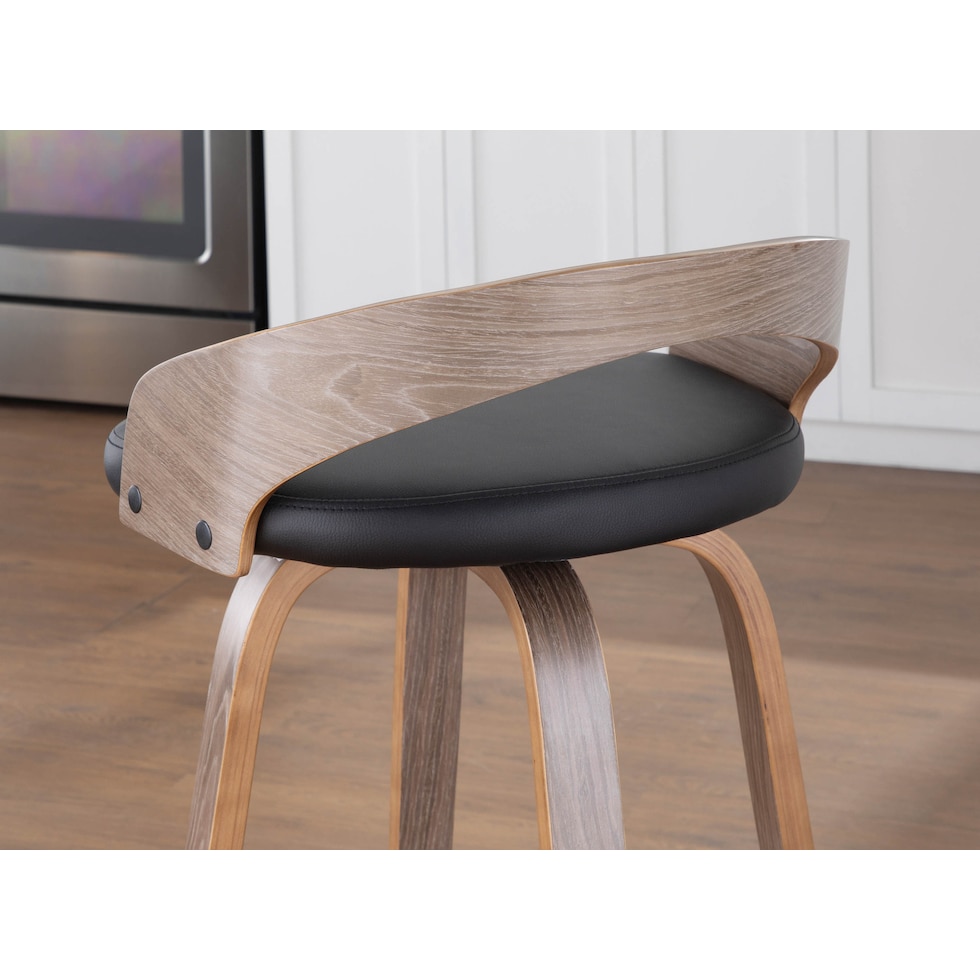 cocina gray bar stool   