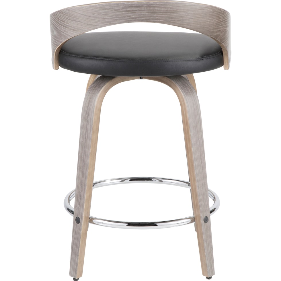 cocina gray counter height stool   