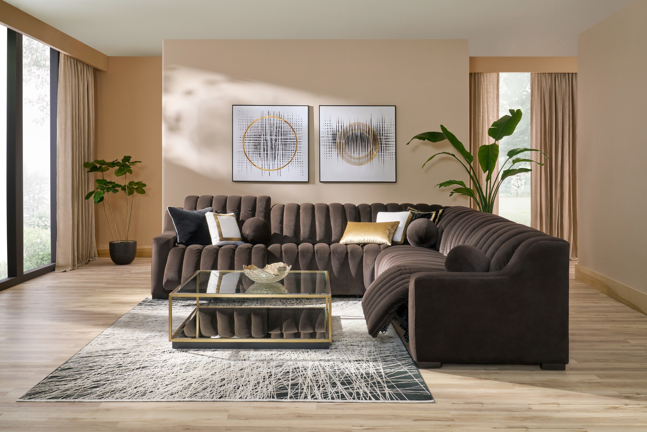 Coco 5-Piece Dual-Power Sectional | Value City Furniture