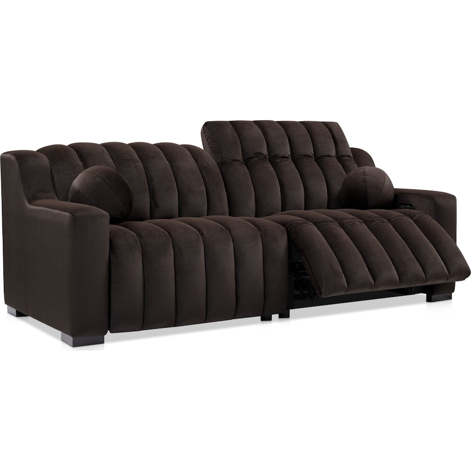 coco dark brown sofa   