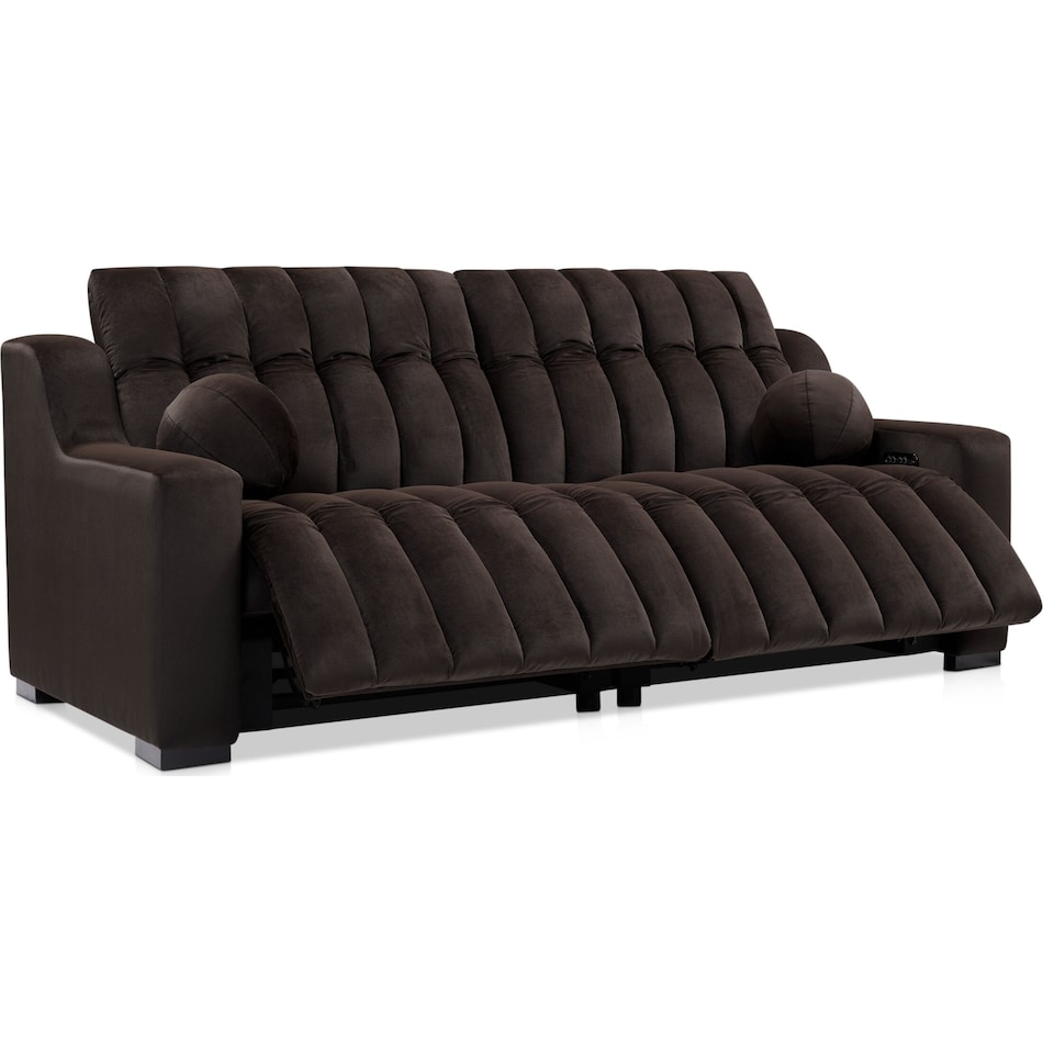 coco dark brown sofa   