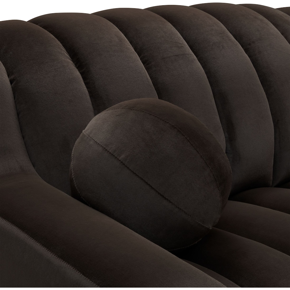 coco dark brown sofa   