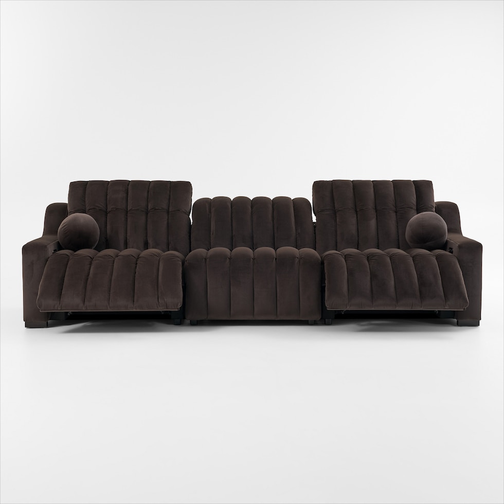 coco dark brown sofa   