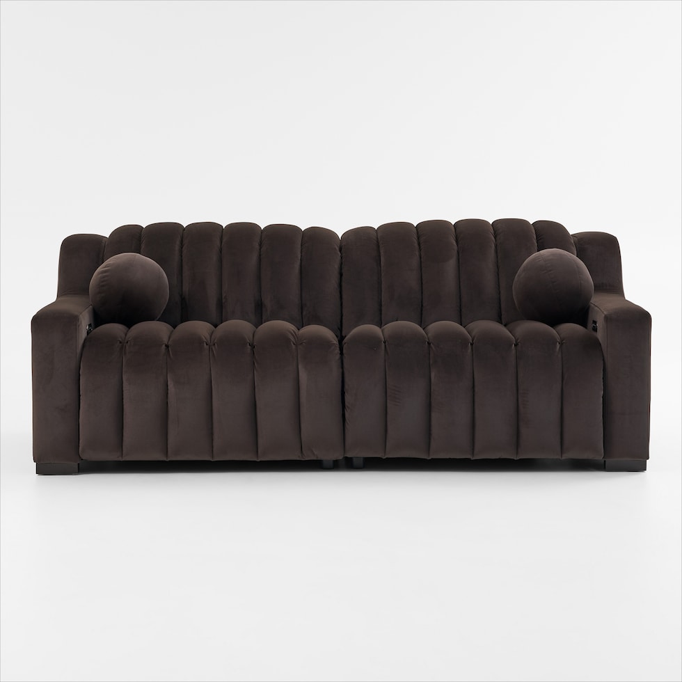 coco dark brown sofa web   