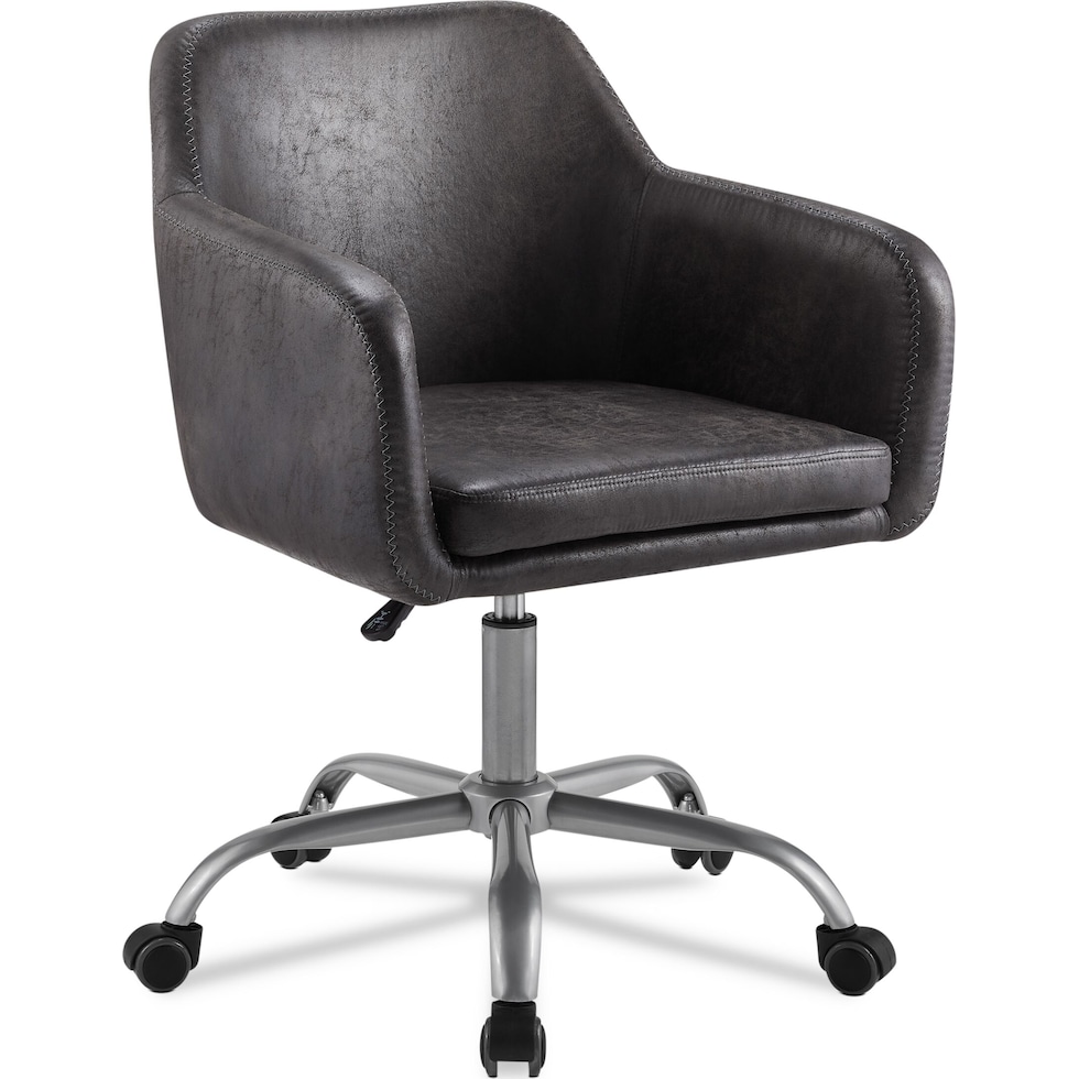 coco gray office chair   