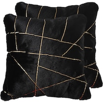cole black gold  pc accent pillows   