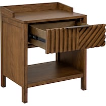 coleman dark brown nightstand   