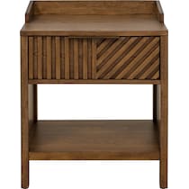 coleman dark brown nightstand   