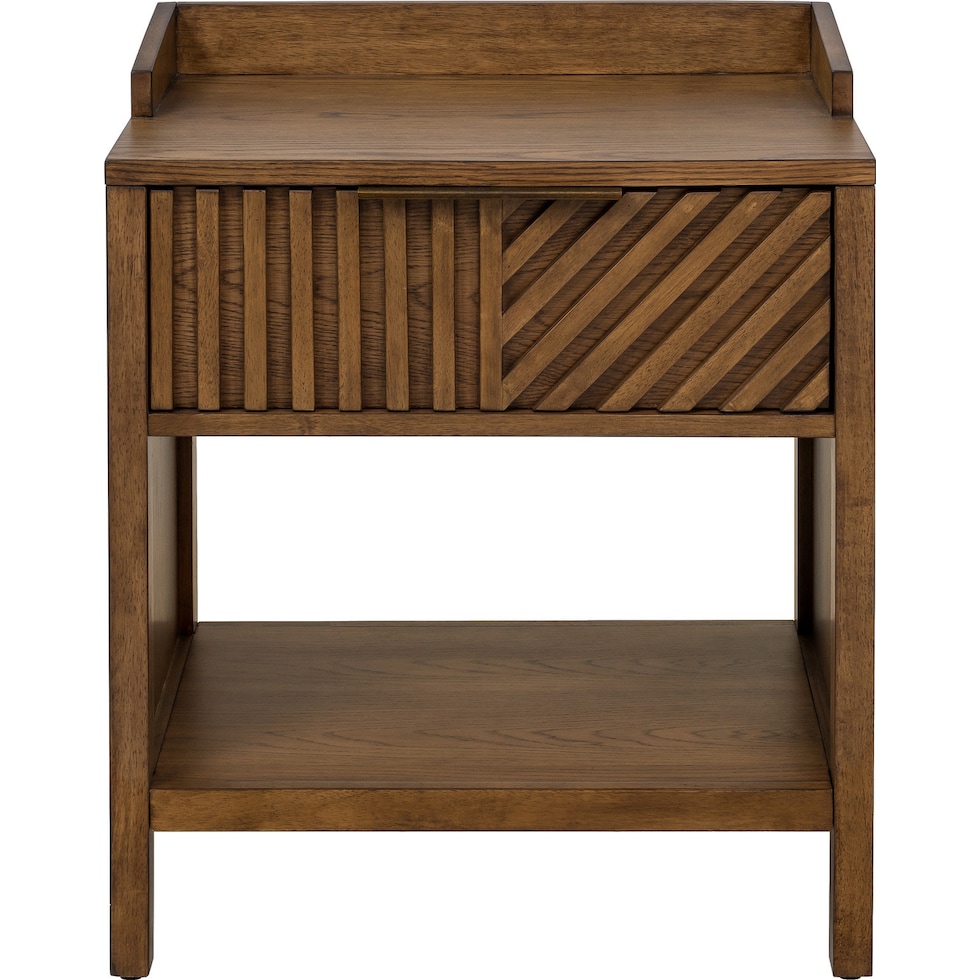 coleman dark brown nightstand   