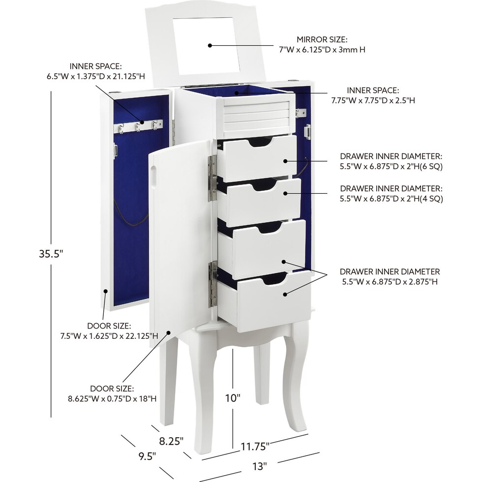 collett dimension schematic   