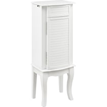 collett white armoire   