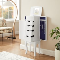 collett white armoire   