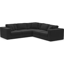 collin black sectional   