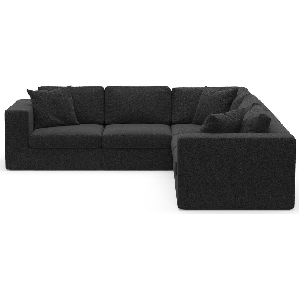 collin black sectional   