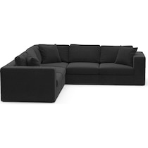 collin black sectional   